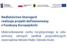 Zakończenie projektu pn. ,,Ukierunkowanie ruchu turystycznego w celu ochrony cennych siedlisk przyrodniczych rezerwatów Wiosło Małe i Wiosło Duże”